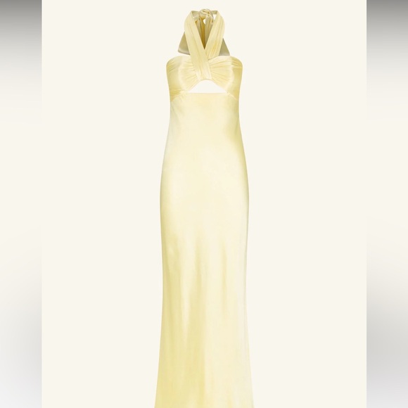 Shona Joy La Lune Ruched Halter Maxi Dress - Picture 4 of 8